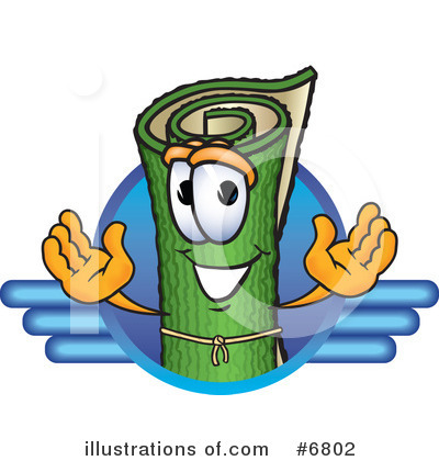 Royalty-Free (RF) Carpet Clipart Illustration by Mascot Junction - Stock Sample #6802