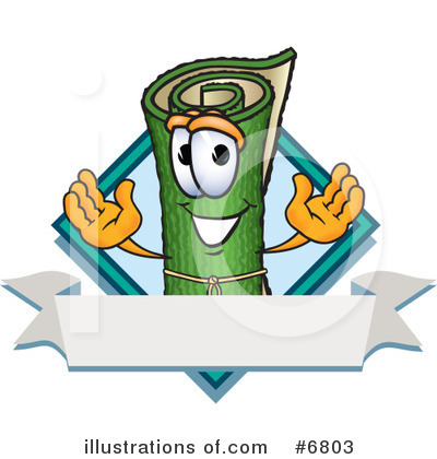Royalty-Free (RF) Carpet Clipart Illustration by Mascot Junction - Stock Sample #6803