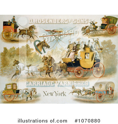 Royalty-Free (RF) Carriage Clipart Illustration by JVPD - Stock Sample #1070880