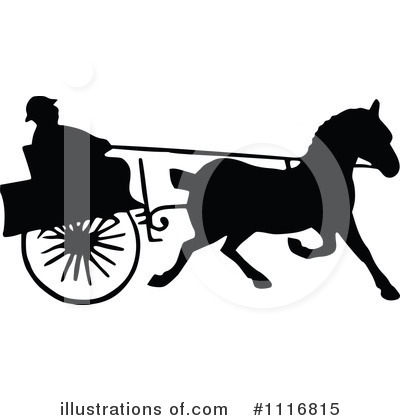 Royalty-Free (RF) Carriage Clipart Illustration by Prawny Vintage - Stock Sample #1116815