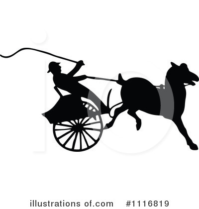 Royalty-Free (RF) Carriage Clipart Illustration by Prawny Vintage - Stock Sample #1116819