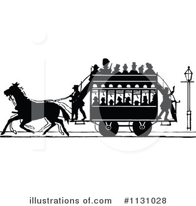 Royalty-Free (RF) Carriage Clipart Illustration by Prawny Vintage - Stock Sample #1131028