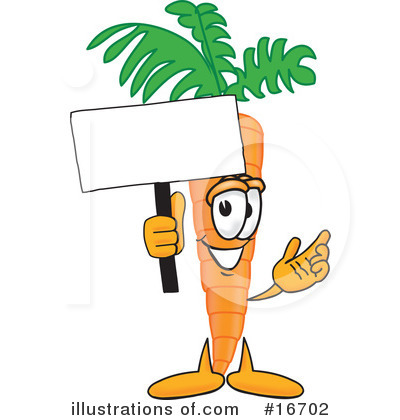 Carrot Character Clipart #16702 by Mascot Junction