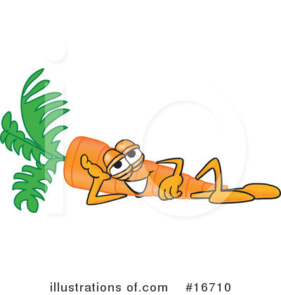 Royalty-Free (RF) Carrot Character Clipart Illustration by Mascot Junction - Stock Sample #16710