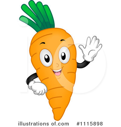 Royalty-Free (RF) Carrot Clipart Illustration by BNP Design Studio - Stock Sample #1115898