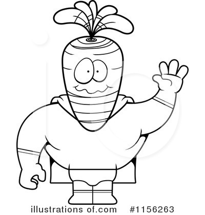 Royalty-Free (RF) Carrot Clipart Illustration by Cory Thoman - Stock Sample #1156263