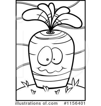 Royalty-Free (RF) Carrot Clipart Illustration by Cory Thoman - Stock Sample #1156401