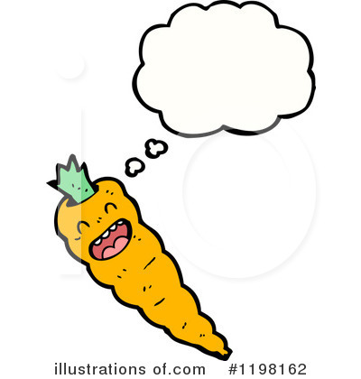 Royalty-Free (RF) Carrot Clipart Illustration by lineartestpilot - Stock Sample #1198162