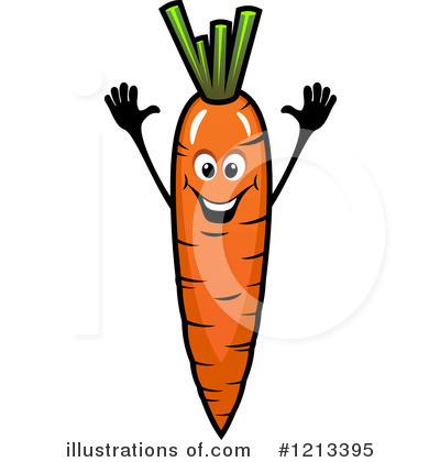 Royalty-Free (RF) Carrot Clipart Illustration by Vector Tradition SM - Stock Sample #1213395