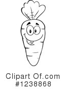 Carrot Clipart #1238868 by Hit Toon
