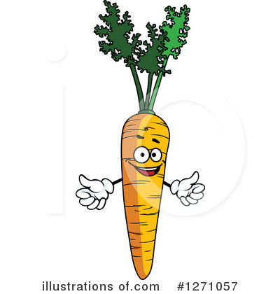 Royalty-Free (RF) Carrot Clipart Illustration by Vector Tradition SM - Stock Sample #1271057