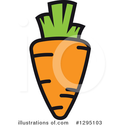 Royalty-Free (RF) Carrot Clipart Illustration by Vector Tradition SM - Stock Sample #1295103