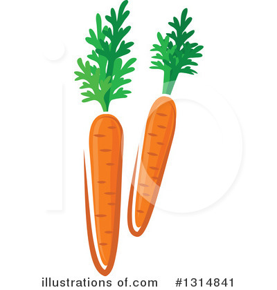 Royalty-Free (RF) Carrot Clipart Illustration by Vector Tradition SM - Stock Sample #1314841