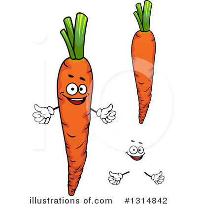 Royalty-Free (RF) Carrot Clipart Illustration by Vector Tradition SM - Stock Sample #1314842