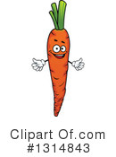 Carrot Clipart #1314843 by Vector Tradition SM