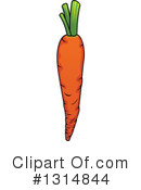 Carrot Clipart #1314844 by Vector Tradition SM