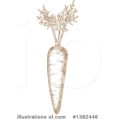 Royalty-Free (RF) Carrot Clipart Illustration by Vector Tradition SM - Stock Sample #1382448