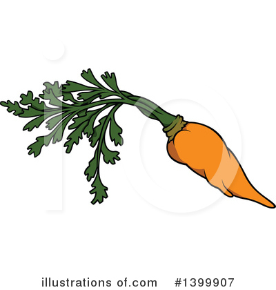 Royalty-Free (RF) Carrot Clipart Illustration by dero - Stock Sample #1399907