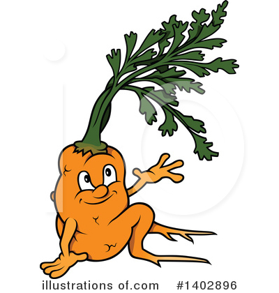Royalty-Free (RF) Carrot Clipart Illustration by dero - Stock Sample #1402896