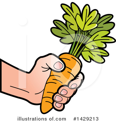 Royalty-Free (RF) Carrot Clipart Illustration by Lal Perera - Stock Sample #1429213