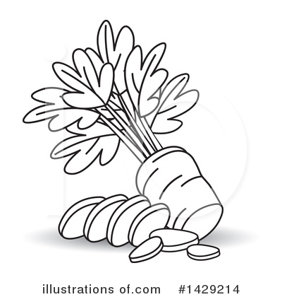 Carrot Clipart #1429214 by Lal Perera