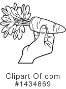 Carrot Clipart #1434869 by Lal Perera