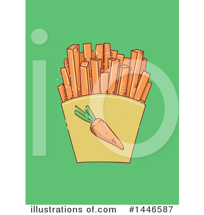 French Fries Clipart #1446587 by BNP Design Studio