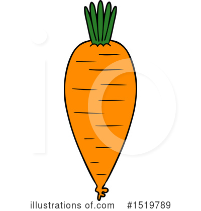 Royalty-Free (RF) Carrot Clipart Illustration by lineartestpilot - Stock Sample #1519789