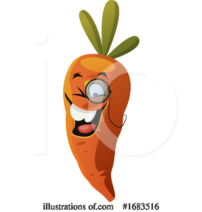 Royalty-Free (RF) Carrot Clipart Illustration by Morphart Creations - Stock Sample #1683516