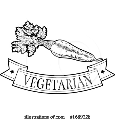 Royalty-Free (RF) Carrot Clipart Illustration by AtStockIllustration - Stock Sample #1689228