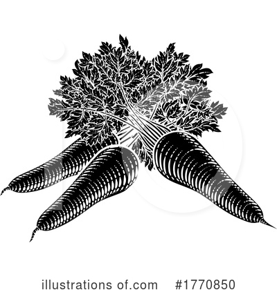 Royalty-Free (RF) Carrot Clipart Illustration by AtStockIllustration - Stock Sample #1770850