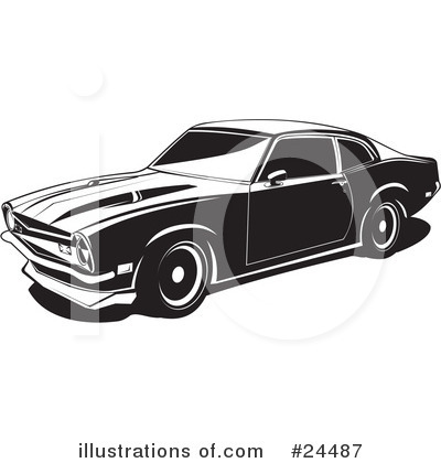 Royalty-Free (RF) Cars Clipart Illustration by David Rey - Stock Sample #24487