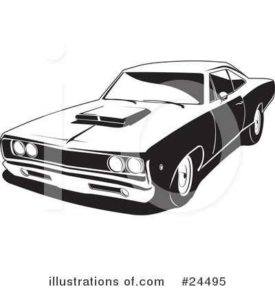 Royalty-Free (RF) Cars Clipart Illustration by David Rey - Stock Sample #24495