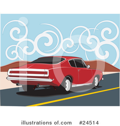Royalty-Free (RF) Cars Clipart Illustration by David Rey - Stock Sample #24514