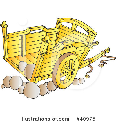Royalty-Free (RF) Cart Clipart Illustration by Snowy - Stock Sample #40975