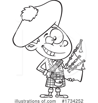 Bagpipes Clipart #1734252 by toonaday