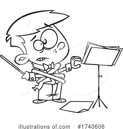 Music Conductor Clipart #1740606 by toonaday