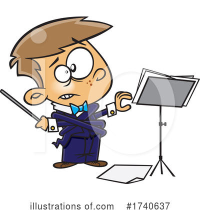 Music Conductor Clipart #1740637 by toonaday