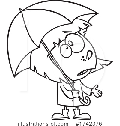 Umbrella Clipart #1742376 by toonaday