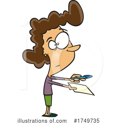 Contract Clipart #1749735 by toonaday