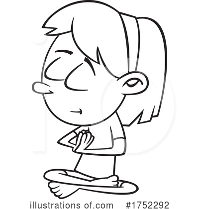 Meditating Clipart #1752292 by toonaday