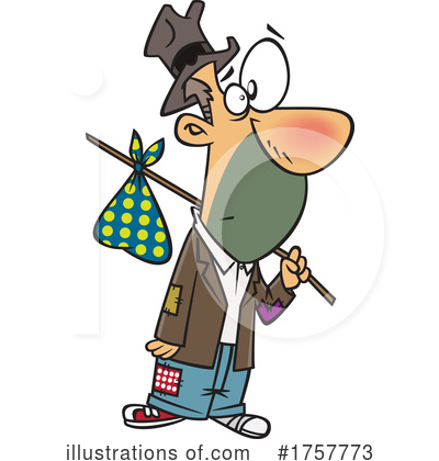 Homeless Clipart #1757773 by toonaday