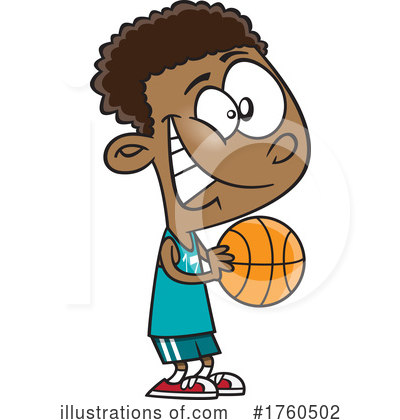 Basketball Player Clipart #1760502 by toonaday