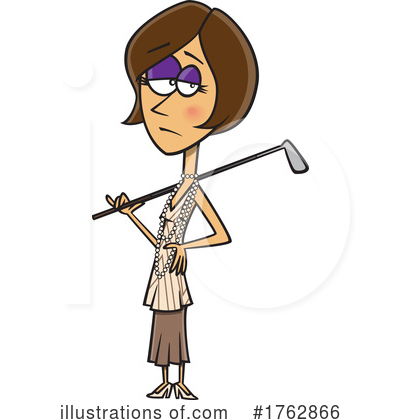Golfer Clipart #1762866 by toonaday