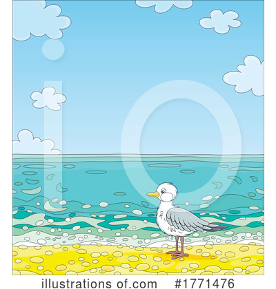 Seagulls Clipart #1771476 by Alex Bannykh