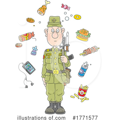 Soldier Clipart #1771577 by Alex Bannykh