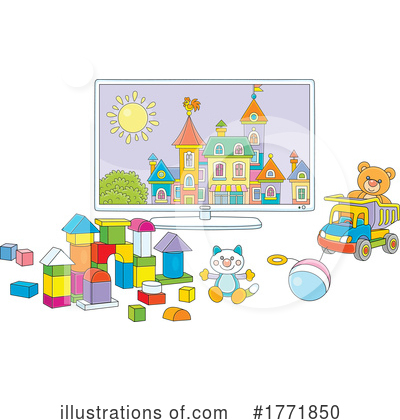 Play Room Clipart #1771850 by Alex Bannykh