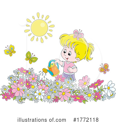 Watering Can Clipart #1772118 by Alex Bannykh