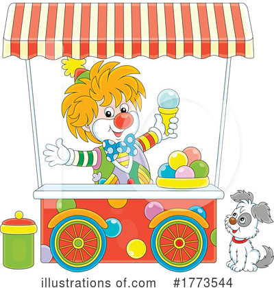 Clown Clipart #1773544 by Alex Bannykh