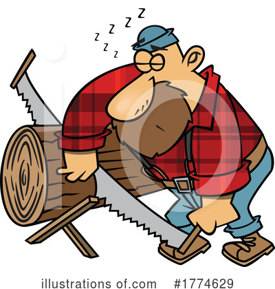 Lumberjack Clipart #1774629 by toonaday